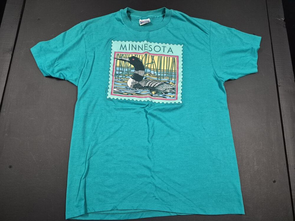 Vintage Minnesota Loon T Shirt XL 1987